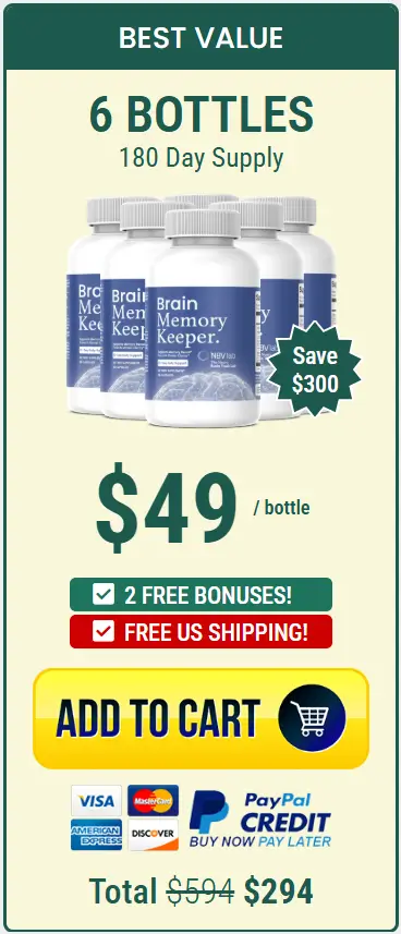 Brain Memory Keeper-6-Bottles-Price